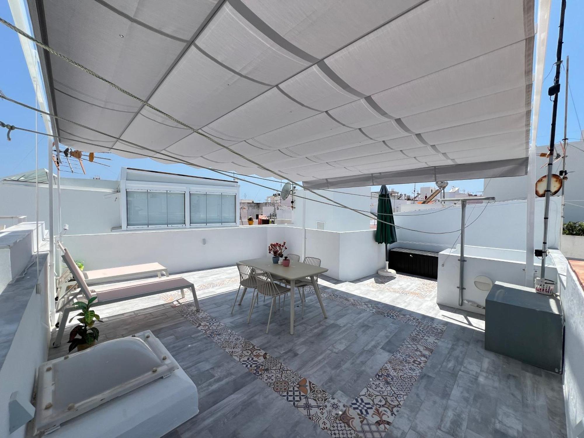 Vivienda Carolina•Terraza Privada Y Parking• Apartamento Conil De La Frontera Exterior foto